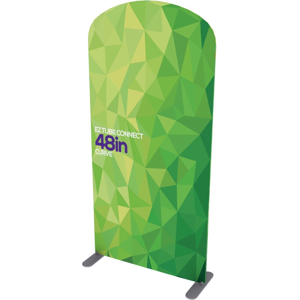 4 ft. EZ Tube® Connect Curved Top — Single Sided Graphic Package
